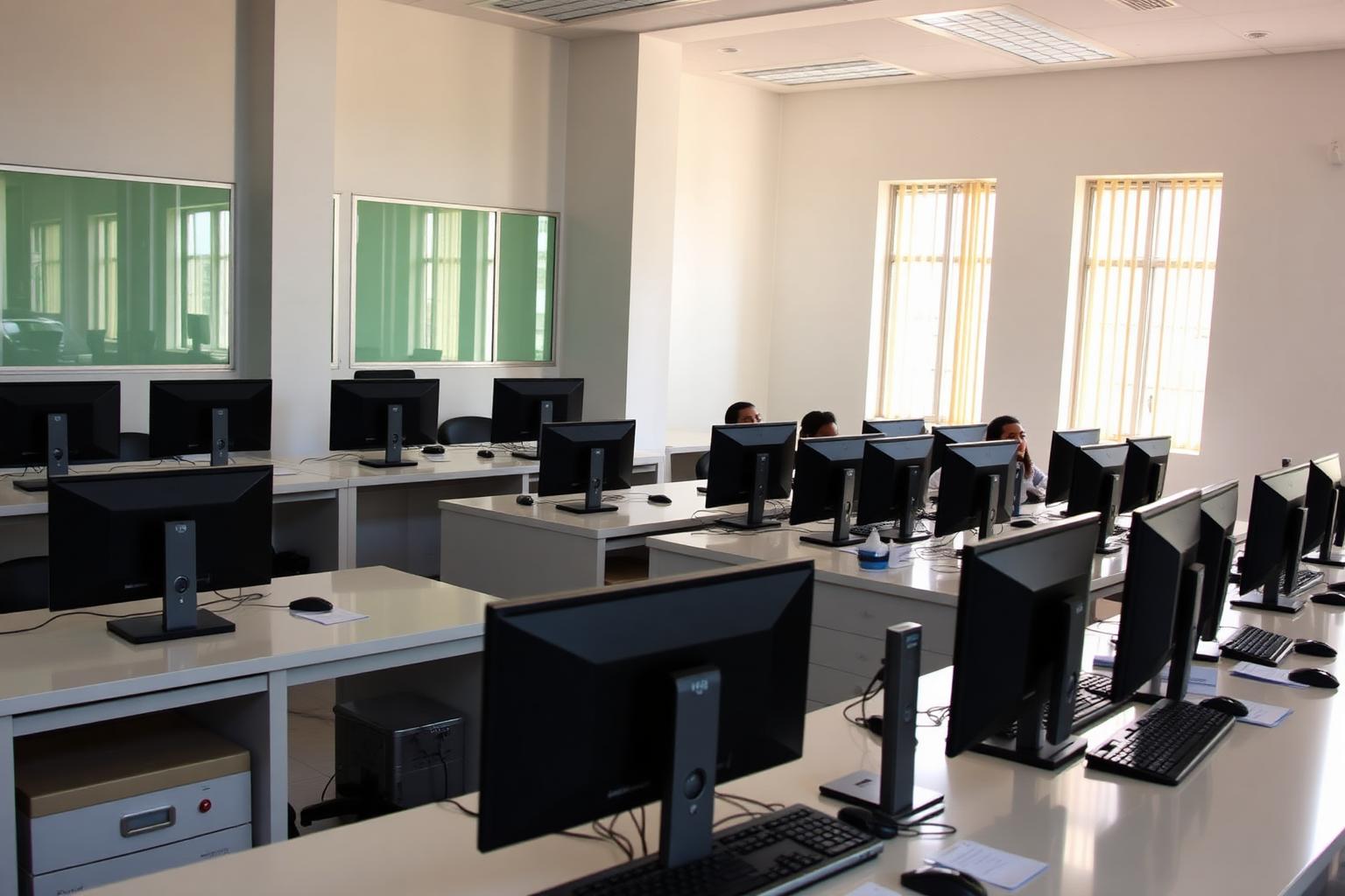 Modern computer training lab