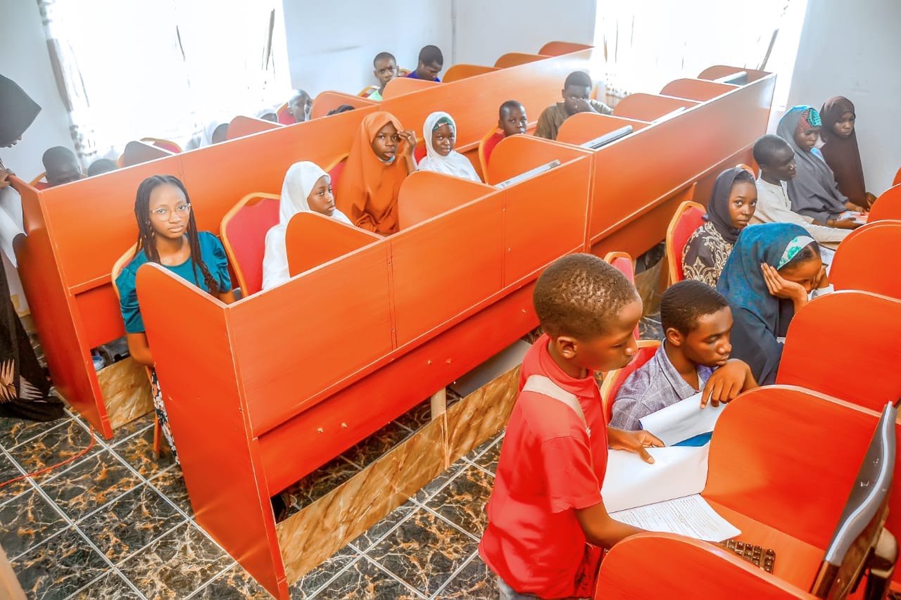 Students seated in the GiiT ICT training hall